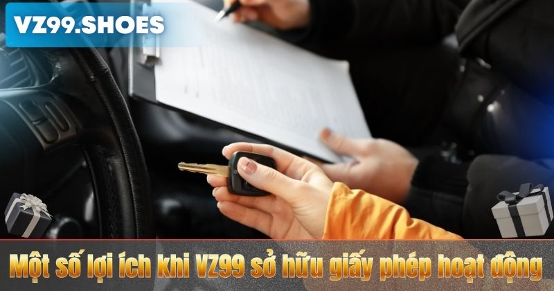 Giấy Phép Hoạt Động 6 Một số lợi ích khi VZ99 sở hữu giấy phép hoạt động